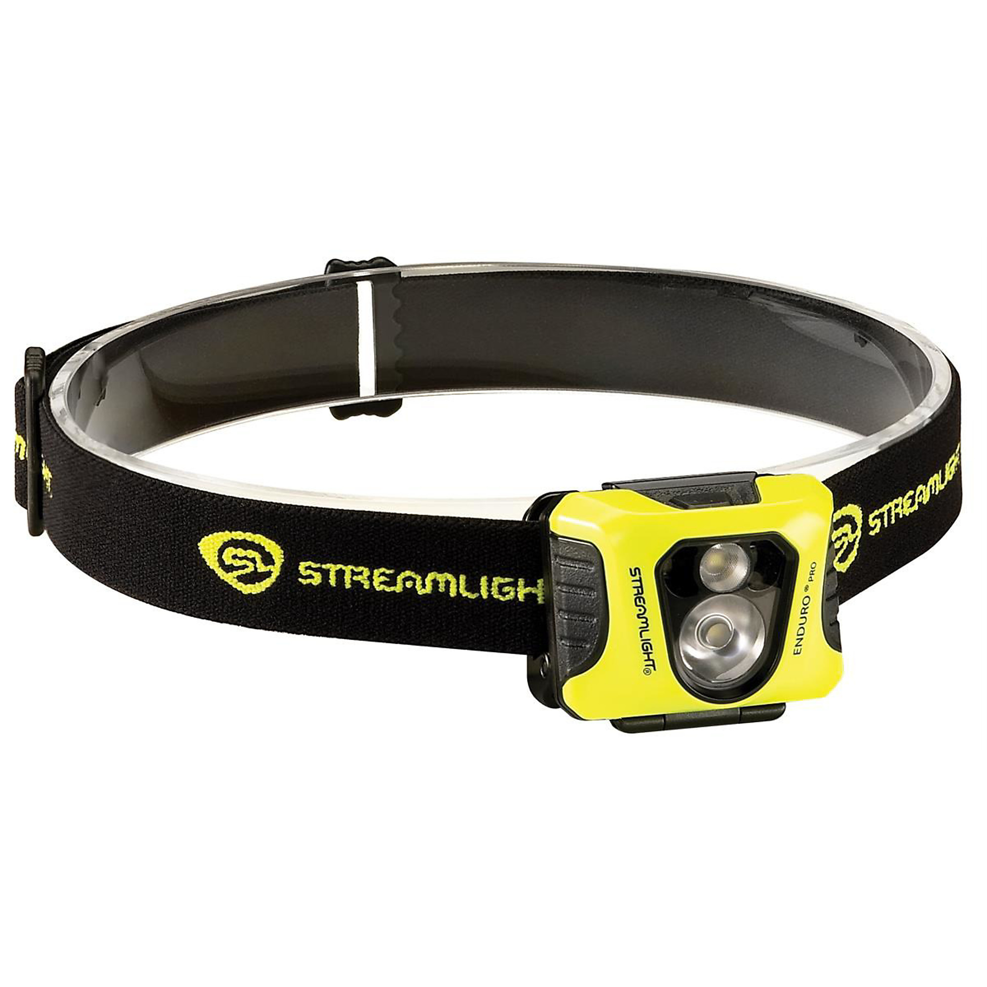 Streamlight Enduro Pro Spot/Flood LED Headlamp — 200 Lumens, 45° Tilting Head, IPX4 Water-Resistant, Yellow, Model# STL61420